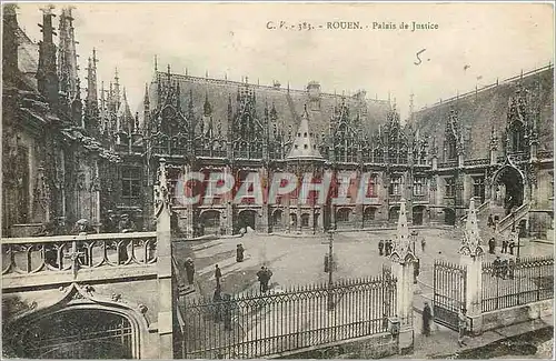 Cartes postales Rouen Palais de Justice