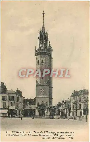 Cartes postales Evreux La Tour de l'Horloge