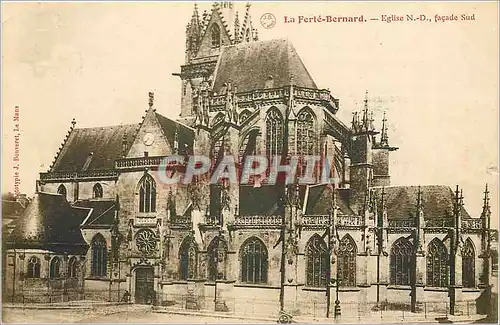 Cartes postales La Ferte Bernard Eglise ND facade Sud