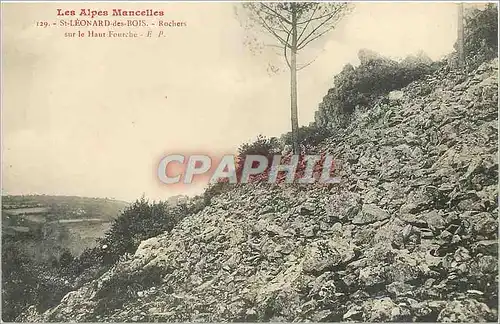 Cartes postales St Leonard des Bois Rochers sur le Haut Fourche