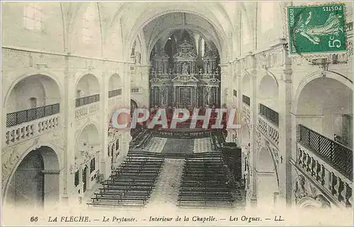 Ansichtskarte AK La Fleche Le Prytanee Interieur de la Chapelle Les Orgues