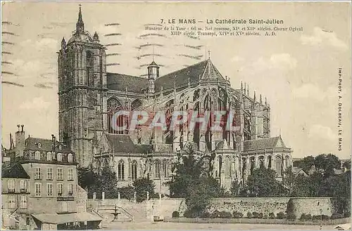 Cartes postales Le Mans La Cathedrale Saint Julien