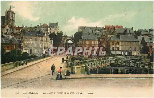 Cartes postales Le Mans Le Pont d'Yssoir et le Pont en X