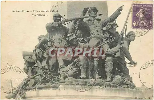 Cartes postales Le Mans Monument de Chanzy