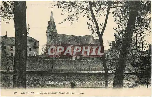 Cartes postales Le mans Eglise de Saint Julen Pre LL