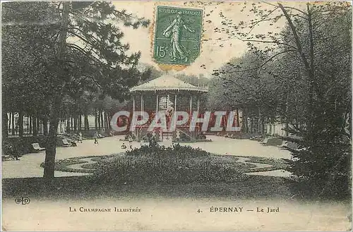 Cartes postales Epernay Le jard