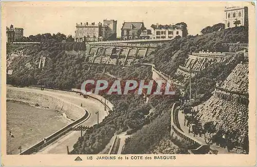 Cartes postales jardins de la cote des baques