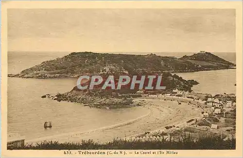 Cartes postales Trebeurden C du N Le caste et l'Ile Millau