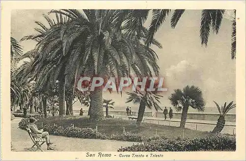 Cartes postales San Remo Corso Trento e Trieste