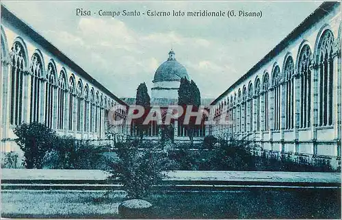 Cartes postales Pisa Campo Santo Esterno lato  Meridionale G. Pisano