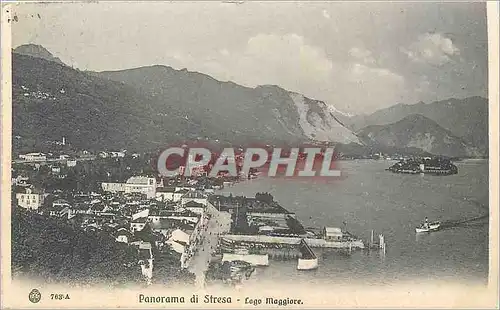 Cartes postales Panorama di Stresa lgo Maggiore