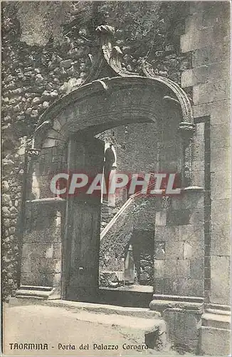 Cartes postales Taormina Porta del palazzo carvara