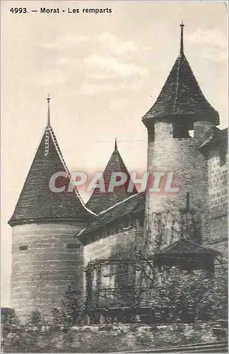 Cartes postales Morat Les remparts