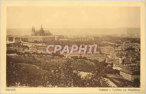 Cartes postales Praha pohled s petrina na H radcany