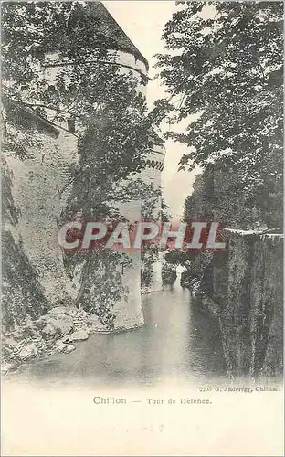 Cartes postales Chillon Tour de Defense