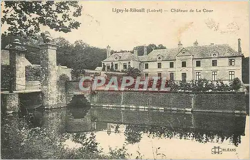 Ansichtskarte AK Ligny le Ribault Chateau de la Cour