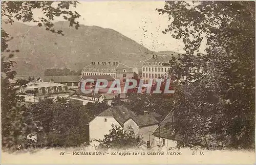 Cartes postales Remiremont Echappee dur la caserne MarionDD