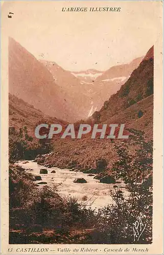Cartes postales Castillon vallee du Roberot Cascade de Merech