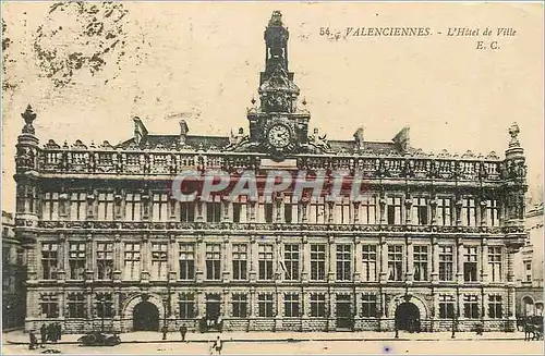Cartes postales Valenciennes L'hotel de Ville EC