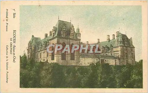 Cartes postales Ecouen seine et oise le chateau