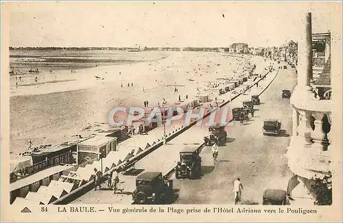 Ansichtskarte AK La baule vue generale de la plage prise de l hotel Adriana vers le Pouliguen