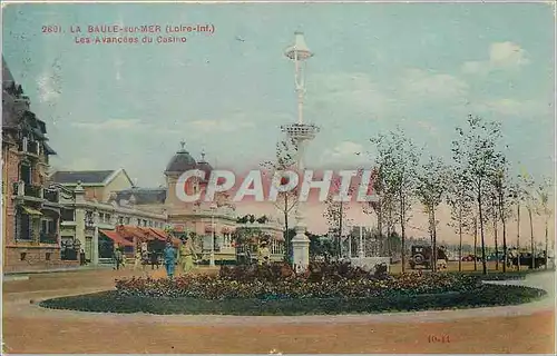 Cartes postales La baule sur mer Loire les Avancees du Casino