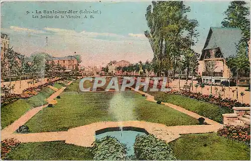 Cartes postales La baule sur mer Loire jardin de la Victoire