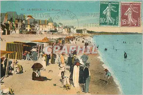 Cartes postales La baule la plage