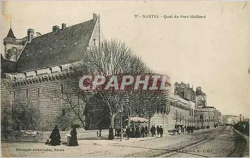 Cartes postales Nantes Quai du port maillard