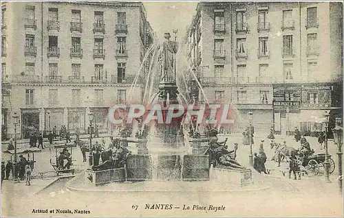 Cartes postales Nantes la place Royale