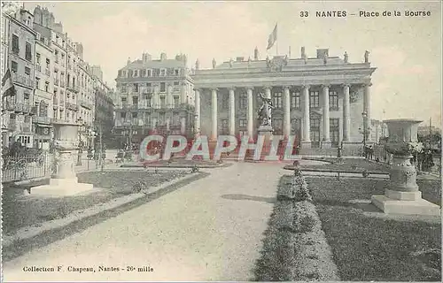 Cartes postales Nantes place de la bourse