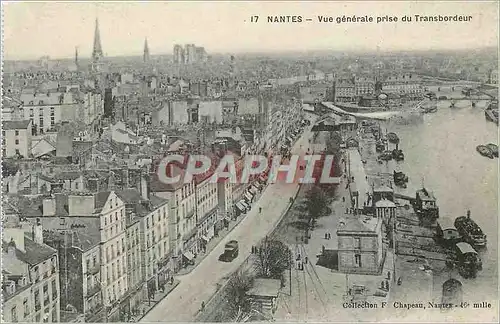 Cartes postales Nantes vue generale prise du transbordeur