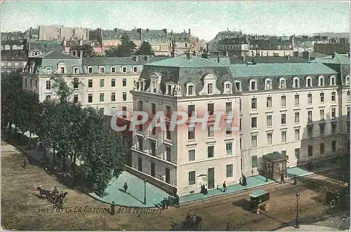 Cartes postales La caserne de la Pepiniere Militaria Paris