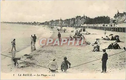 Cartes postales La baule la plage LL