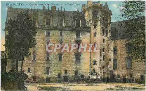 Cartes postales Nantes Cour interieur du Chateau- le gtand Logis