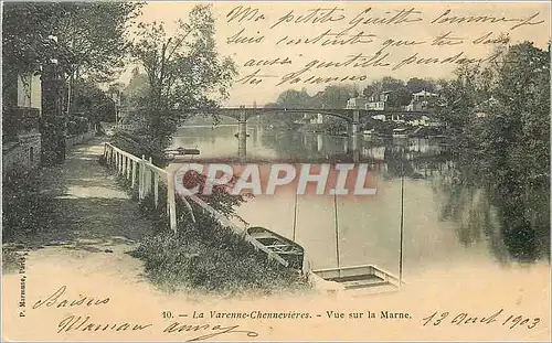 Cartes postales Lavarenne Chennevieres vue sur la Marne