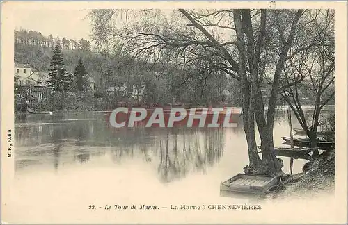 Ansichtskarte AK Le Tour de Marne La Marne a Chennevieres