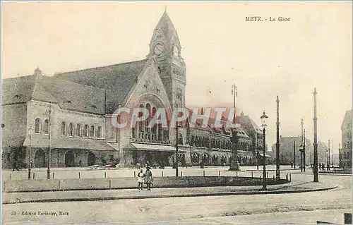 Cartes postales Metz la gare