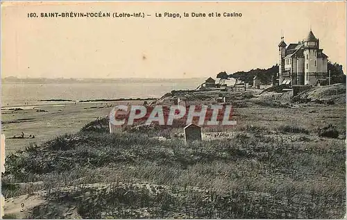 Cartes postales Saint brevin l'ocean Loire inf  La plage l Dune et le casino