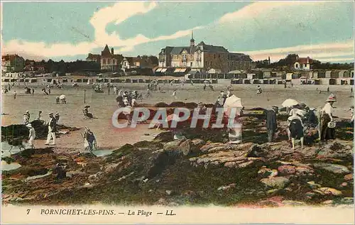 Cartes postales Pornichet les pins la plage LL