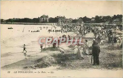 Cartes postales Le Pouliguen- le bain LL