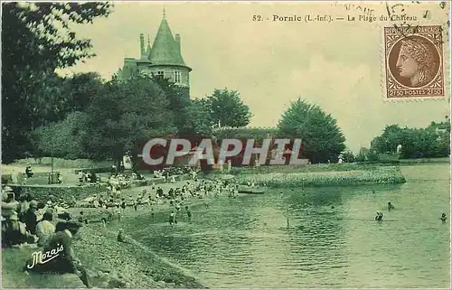 Cartes postales Pornic L If la plage de Chateau