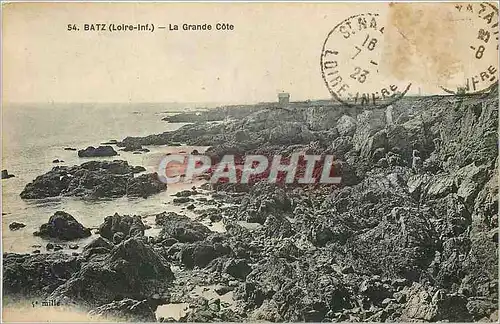 Cartes postales Batz Loire La grande cote