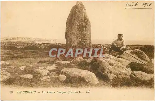 Cartes postales Le croisic loire inf   La Pierre Longue Menhir LL