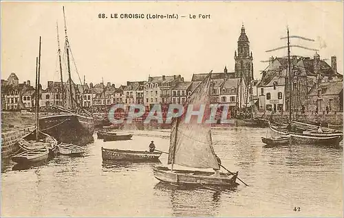 Ansichtskarte AK Le croisic loire inf Le Port Bateaux