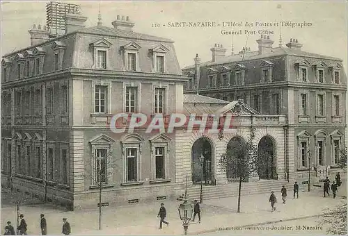 Cartes postales Saint Nazaire l'Hotel des postes et Telegraphes Genetal Post Ofice