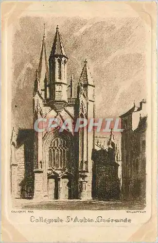 Cartes postales Collegiale St Aubin Guerande