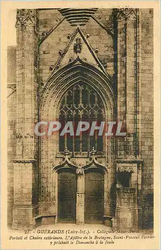 Cartes postales Guerande Loire Inf Collegiale Saint Aubin