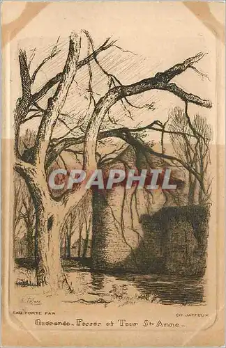 Cartes postales Guerande Fosse et Tour Ste Anne