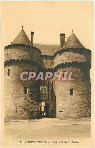 Cartes postales Guerande Porte Saint Michel